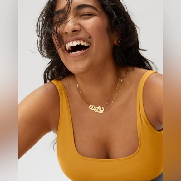 Everlane The Square-Neck One-Piece Mustard
Marigold Yellow Size Small - Picture 4 of 11